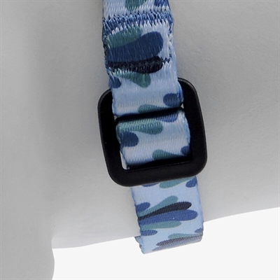 MORSO MINI HONDENTUIG VERSTELBAAR GERECYCLED SPLASH BLAUW — 29-38X2,5 CM — afbeelding 6