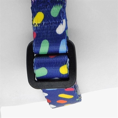 MORSO MINI HONDENTUIG VERSTELBAAR GERECYCLED COLOR INVADERS PAARS — 29-38X2,5 CM — afbeelding 6