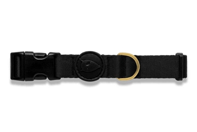 MORSO HALSBAND HOND GERECYCLED GOLD CAVIAR GOUD — 37-58X2,5 CM