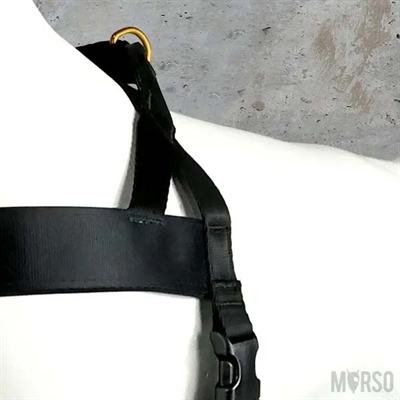 MORSO NORWEGIAN HONDENTUIG GERECYCLED GOLD CAVIAR GOUD — 54-70X52 CM — afbeelding 5