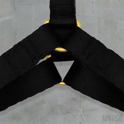 MORSO HONDENTUIG H-TUIG GERECYCLED GOLD CAVIAR GOUD — 60-80X2,5 CM — afbeelding 2