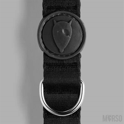 MORSO HALSBAND HOND GERECYCLED PURENESS ZWART — 37-58X2,5 CM — afbeelding 2