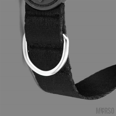 MORSO HALSBAND HOND GERECYCLED PURENESS ZWART — 37-58X2,5 CM — afbeelding 5