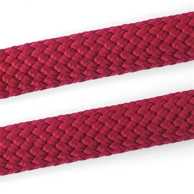 MORSO HALF SLIP HALSBAND HOND REGULAR ROPE GERECYCLED RED VELVET ROOD — 55X1 CM