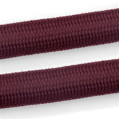 MORSO HALF SLIP HALSBAND HOND SOFT ROPE GERECYCLED PLUM PAARS — 50X1 CM