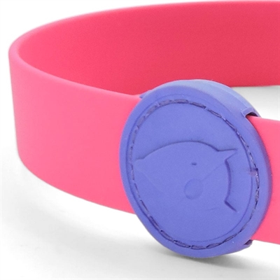 MORSO HALSBAND HOND WATERPROOF GERECYCLED PASSION PINK ROZE — 38-46X1,5 CM — afbeelding 4