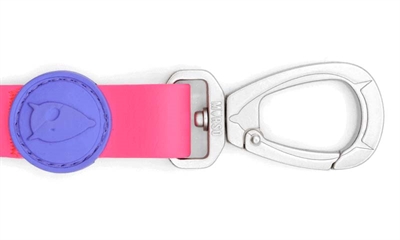 MORSO HONDENRIEM WATERPROOF GERECYCLED PASSION PINK ROZE — 120X1,5 CM — afbeelding 2