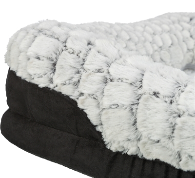 TRIXIE VITAL HONDENMAND LINO HOEKIG ZWART / GRIJS — 70X55 CM — afbeelding 3