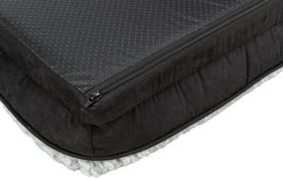 TRIXIE VITAL HONDENMAND LINO HOEKIG ZWART / GRIJS — 70X55 CM — afbeelding 4