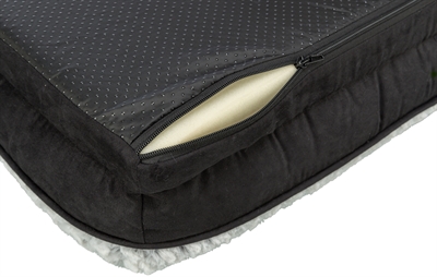 TRIXIE VITAL HONDENMAND LINO HOEKIG ZWART / GRIJS — 70X55 CM — afbeelding 5