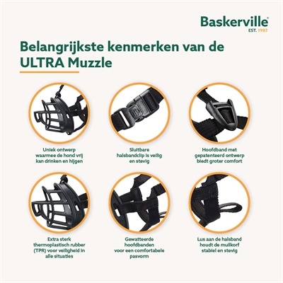 BASKERVILLE ULTRA MUZZLE MUILKORF — NR 4 — afbeelding 4