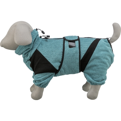 TRIXIE BADJAS / HUISOVERALL BADSTOF PETROL — 54 CM — afbeelding 2