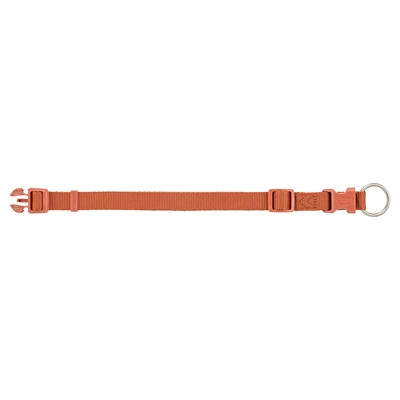 TRIXIE HALSBAND HOND PREMIUM ROEST BRUIN — 15-25X1 CM