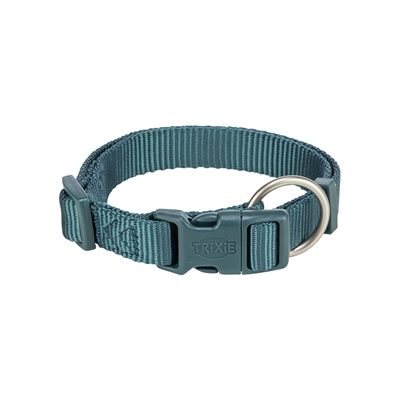 TRIXIE HALSBAND HOND PREMIUM PETROL BLAUW