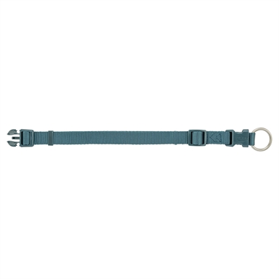 TRIXIE HALSBAND HOND PREMIUM PETROL BLAUW — 22-35X1 CM
