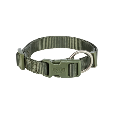 TRIXIE HALSBAND HOND PREMIUM OLIJFGROEN