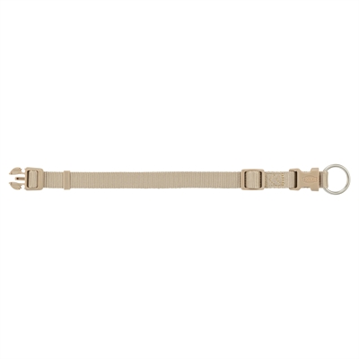 TRIXIE HALSBAND HOND PREMIUM ZAND TAUPE — 15-25X1 CM