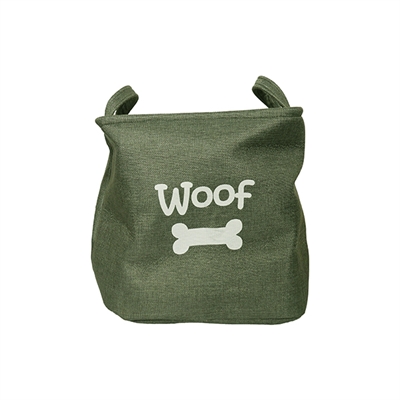 Rosewood Canvas speelgoedmand woof bosgroen