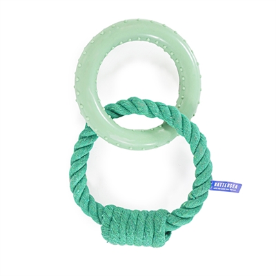 Battersea Battersea ring rubber / touw groen