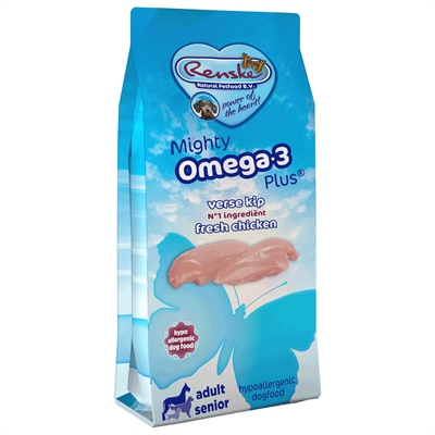 Renske mighty omega plus adult / senior kip/rijst hypoallergeen afbeelding