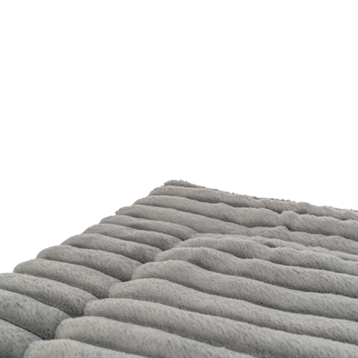 TRIXIE LIGMAT LONNI RIBFLUWEEL GRIJS — 90X65 CM