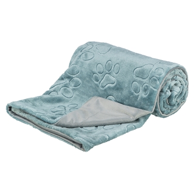 TRIXIE HONDENDEKEN BARRY SOFTPLUCHE BLAUW / GRIJS — 70X50 CM