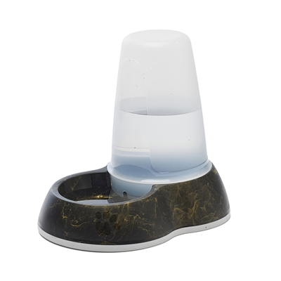 SAVIC DRINKBAK LOOP MARBLE ZWART / GOUD — 26X17,5X23 CM 1,5 LTR — afbeelding 2