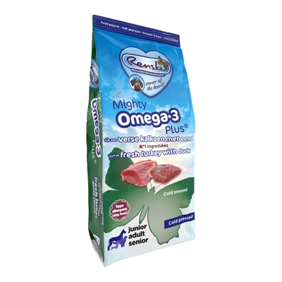 Renske Mighty Omega-3 Plus Geperst Kalkoen & Eend 6,5 kg