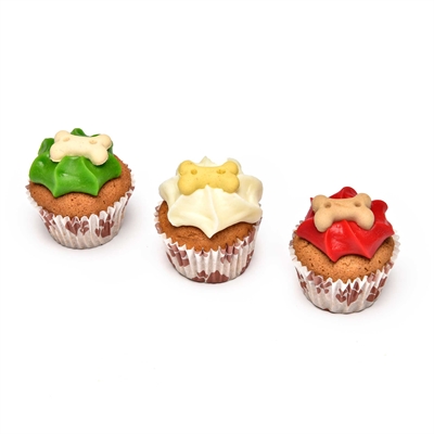The barking bakery christmas yappy mini iced woofins trio assorti (3 ST) - Afbeelding 3