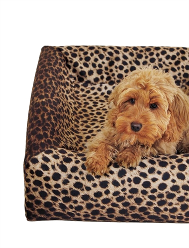 BIA BED HOES PREMIUM LUIPAARD PRINT — BIA-4 85X70X12,5 CM — afbeelding 2
