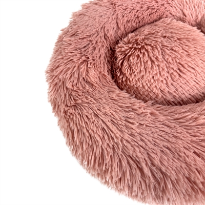 SAZZZ HONDENMAND FLUFFY OUDROZE — 65X65X15 CM