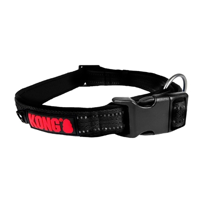 KONG HALSBAND HOND NYLON ZWART