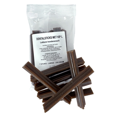 I am dental sticks met kip (L 210 GR 7 ST)