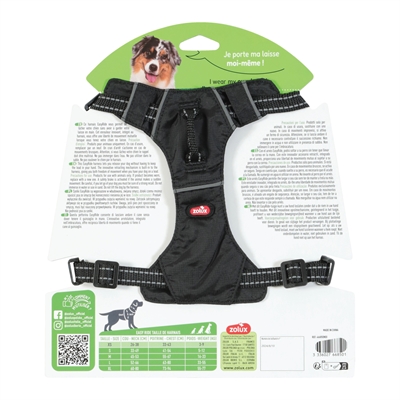 ZOLUX EASYRIDE HONDENTUIG ZWART — XS 26-38X33-43 CM — afbeelding 5