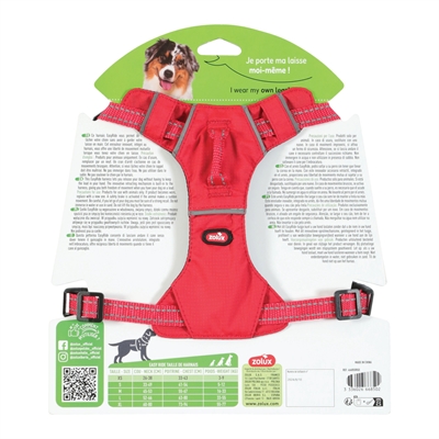 ZOLUX EASYRIDE HONDENTUIG ROOD — XS 26-38X33-43 CM — afbeelding 9