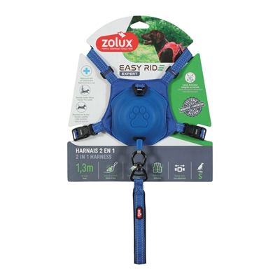 ZOLUX EASYRIDE HONDENTUIG BLAUW — S 33-49X41-54 CM — afbeelding 8
