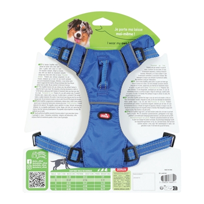 ZOLUX EASYRIDE HONDENTUIG BLAUW — S 33-49X41-54 CM — afbeelding 9