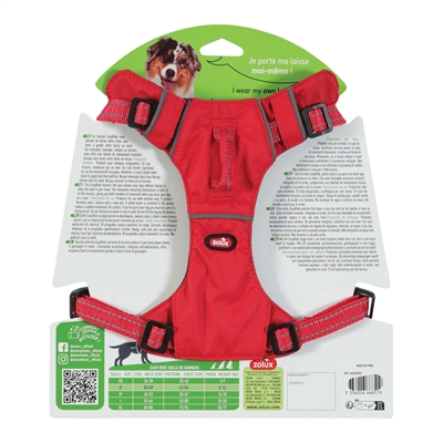 ZOLUX EASYRIDE HONDENTUIG ROOD — S 33-49X41-54 CM — afbeelding 9