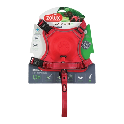 ZOLUX EASYRIDE HONDENTUIG ROOD — M 41-57X55-67 CM — afbeelding 8