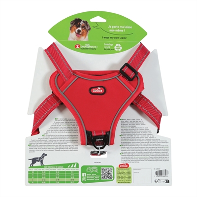 Zolux easyride hondentuig rood