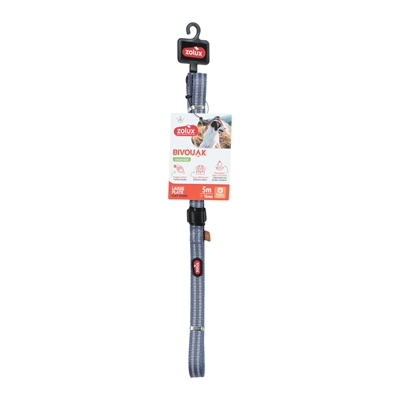 ZOLUX BVK SLEEPLIJN PLAT BLAUW — 5 MTR 1,5 CM