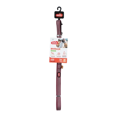 ZOLUX BVK SLEEPLIJN PLAT ROOD — 5 MTR 1,5 CM