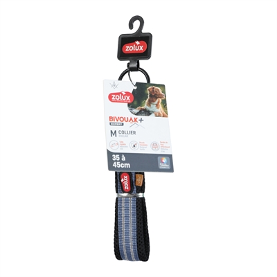 ZOLUX BVK HALSBAND HOND BLAUW — M 35-45 CM X 3,5 CM