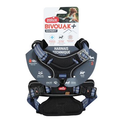 ZOLUX BVK HONDENTUIG BLAUW — S 31,5-50X43-56 CM