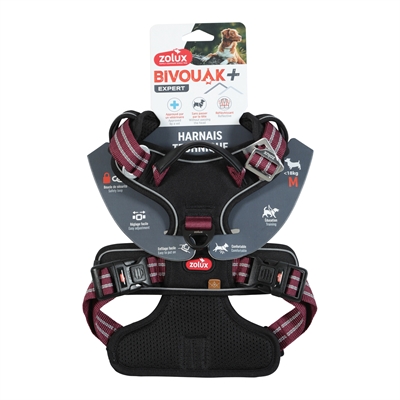 ZOLUX BVK HONDENTUIG RED — M 32,5-52X56-69 CM