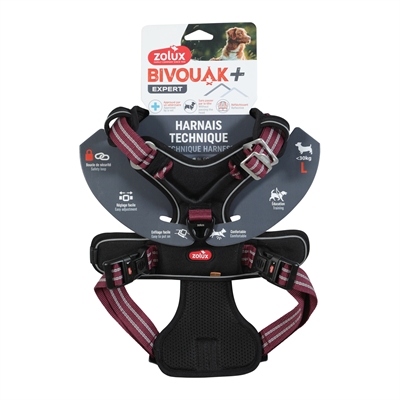 ZOLUX BVK HONDENTUIG RED — L 39,5-56,5X69-81 CM