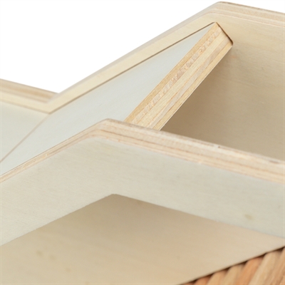 Trixie observatiebox muis / hamster met tunnel onbehandeld hout (36X17 CM) - Afbeelding 4