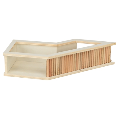 Trixie observatiebox muis / hamster met tunnel onbehandeld hout (36X17 CM) - Afbeelding 8