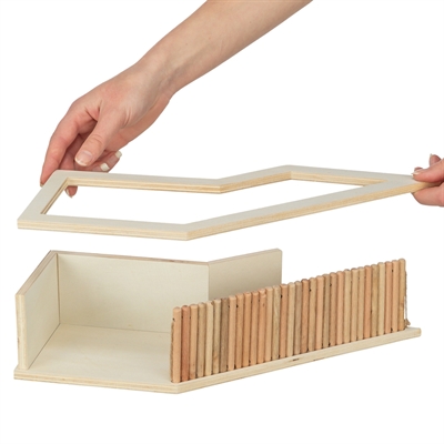 Trixie observatiebox muis / hamster met tunnel onbehandeld hout (36X17 CM) - Afbeelding 10