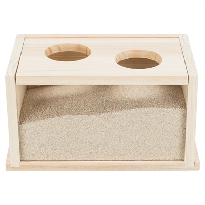 Trixie zandbad hamster / gerbil onbehandeld hout - Afbeelding 5